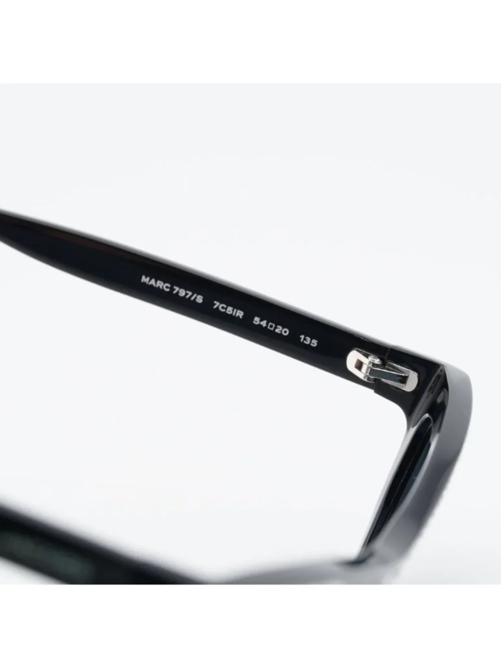 Marc Jacobs MARC 797/S 07C5 IR Sunglasses Black Cat Eye Frame, Grey Lenses